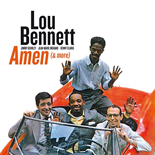 Lou Bennett album cover featuring a group of smiling men in a car.
