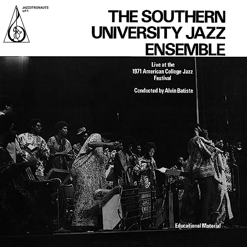 Southern University Jazz Ensemble album cover featuring musicians on stage.