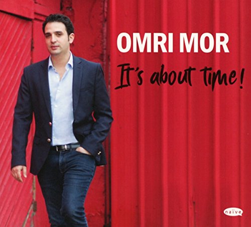 CD cover featuring Omri Mor, a man in a suit, against a red background.