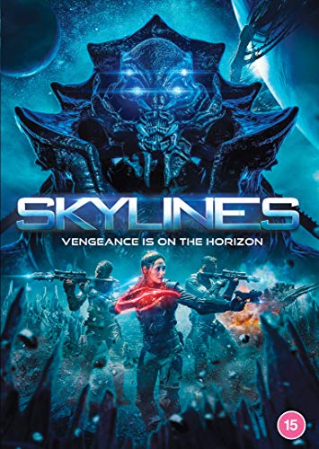 Sci-fi movie cover featuring an alien creature and soldiers with weapons.
