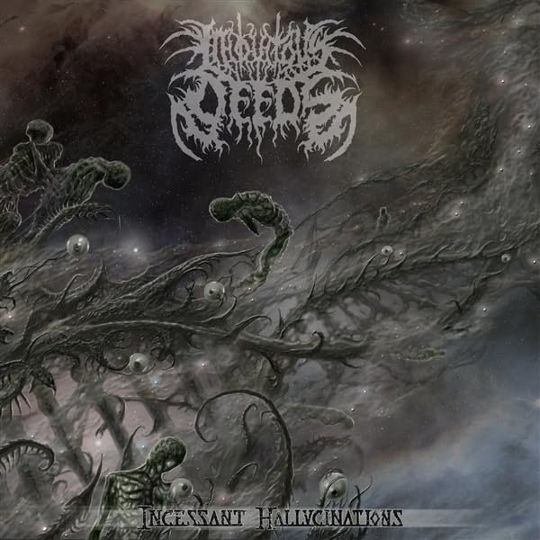 CD cover art: grotesque, swirling organic forms against a starry sky.