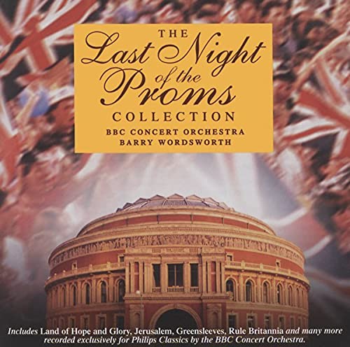 CD cover for “The Last Night of the Proms” featuring the Royal Albert Hall.