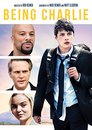 Being Charlie" DVD cover featuring four actors in portrait and full shot.