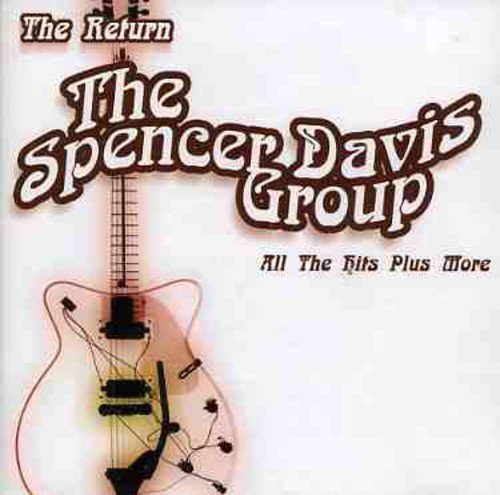 "CD cover with a guitar and text 'The Spencer Davis Group' on a white background."