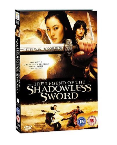 DVD cover for "Legend Of The Shadowless Sword" featuring sword-wielding figures.