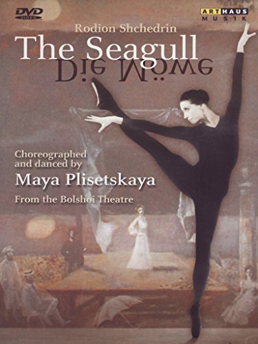 DVD cover featuring a ballet dancer in black, with title "The Seagull" and credits.