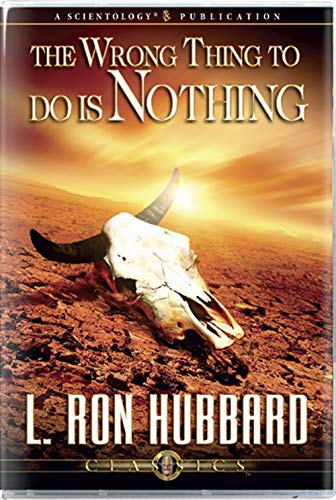 CD cover featuring a bull skull against a desert landscape, titled “The Wrong Thing to Do is Nothing.”