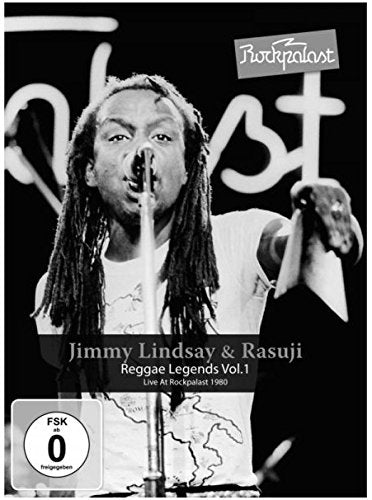 Black-and-white DVD cover featuring a man with dreadlocks singing into a microphone.