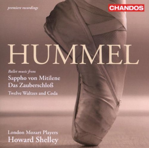 Ballet shoe on a sepia-toned album cover with "Hummel" and artist information.