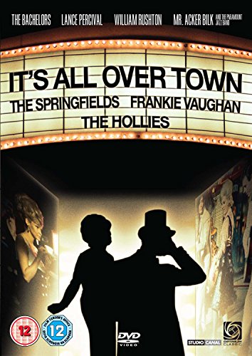 It's All Over Town" DVD cover with silhouetted figures and marquee lighting.