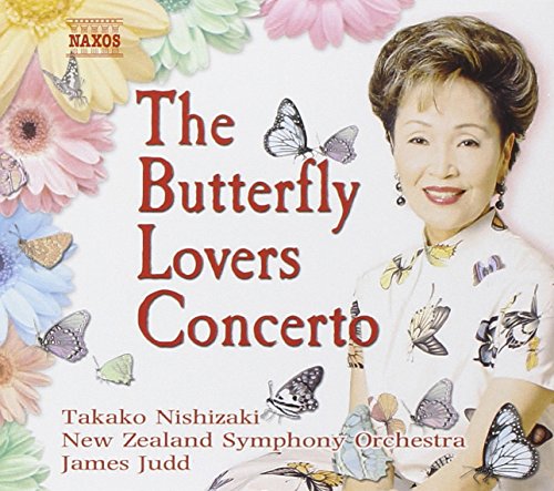 CD cover featuring a woman and butterflies with floral background.