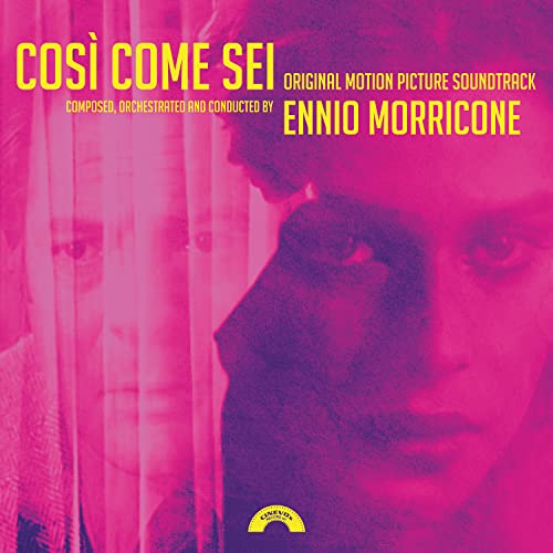 Album cover for Ennio Morricone’s “Così Come Sei” soundtrack, featuring a portrait.