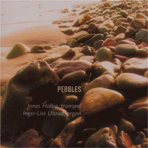 "Album cover featuring a serene beach scene with smooth rocks and calm water."