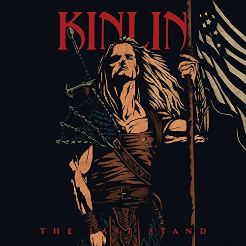 CD cover: warrior with sword and American flag, dark background.