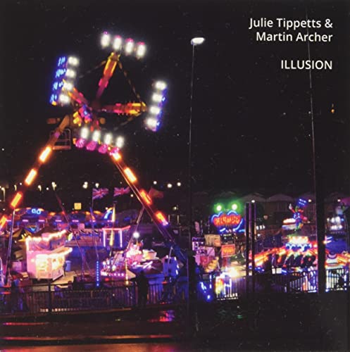 CD cover for "Illusion" featuring a brightly lit carnival ride at night.