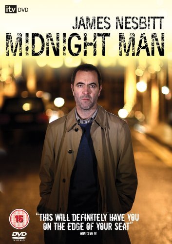 DVD cover for "Midnight Man" featuring actor James Nesbitt in a coat.