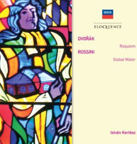 A stained-glass image of a man is on a CD cover.