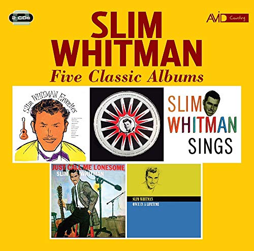 CD cover for Slim Whitman's "Five Classic Albums" with album art.
