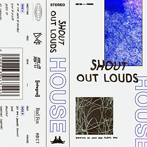 Vinyl record cover for “Shout Out Louds - House” with abstract design.