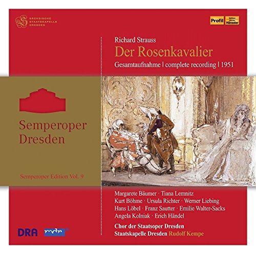 CD cover for Richard Strauss’ “Der Rosenkavalier” recording from 1951.