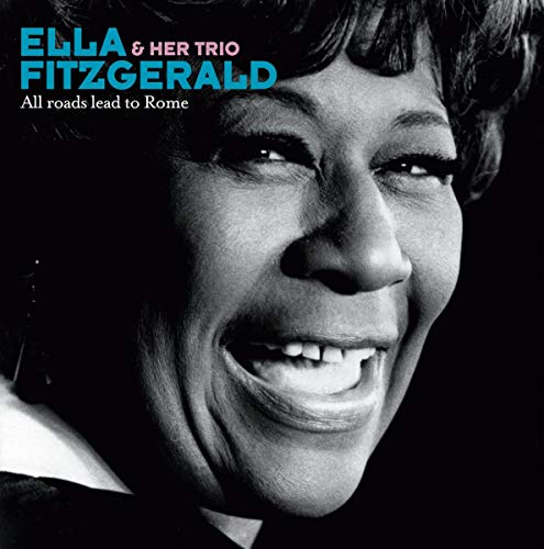 CD cover featuring a black and white portrait of Ella Fitzgerald.