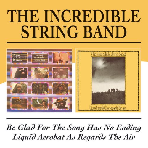 "CD cover with yellow background, black text, and images of album artwork."