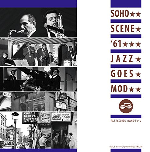 CD cover for "Soho 61 (Jazz Goes Mod)" featuring black and white photos.