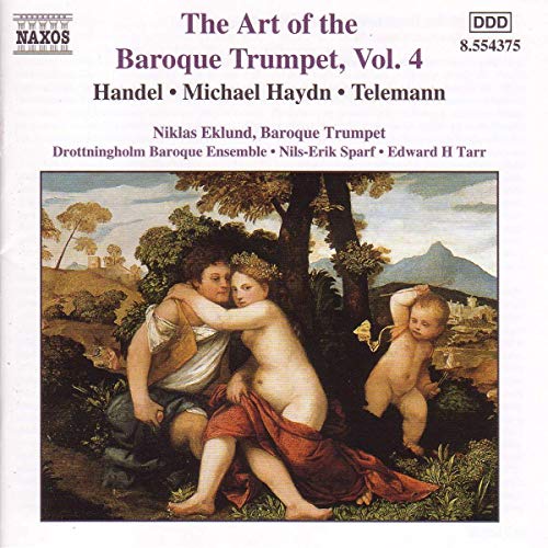 CD cover: Baroque painting of embracing couple and cherub.