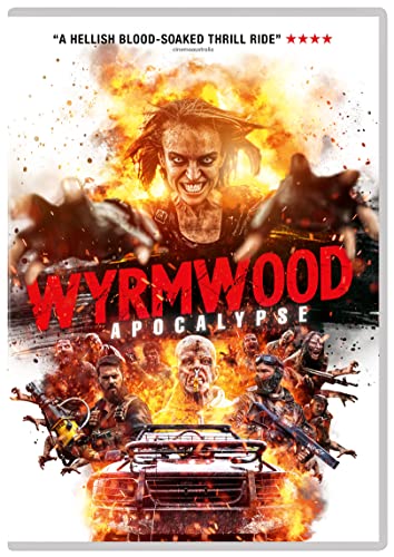 Wyrmwood Apocalypse" DVD cover featuring a screaming woman amidst zombie chaos.