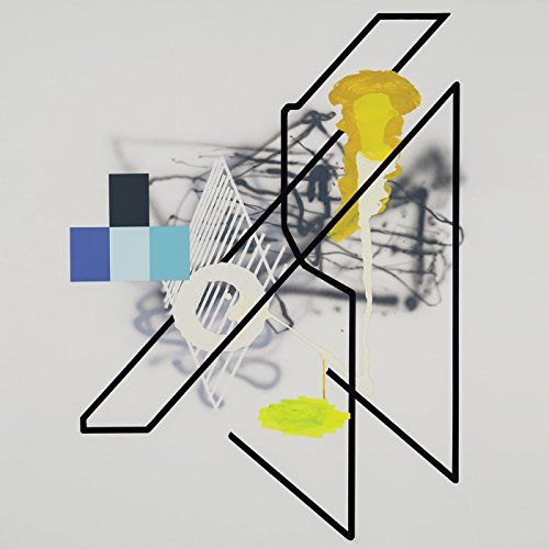 CD album cover: abstract geometric shapes with yellow and black elements.
