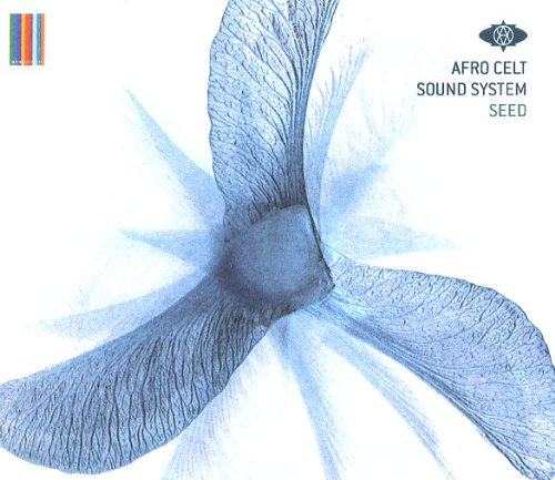 CD cover for Afro Celt Sound System’s “Seed” featuring a blue seed pod.
