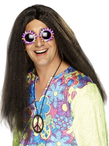 Smiffys Hippy Wig - Brown