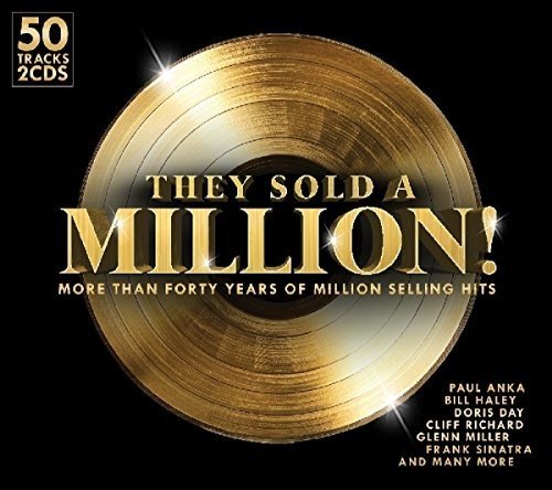 "CD cover with gold vinyl record and gold text on black background."