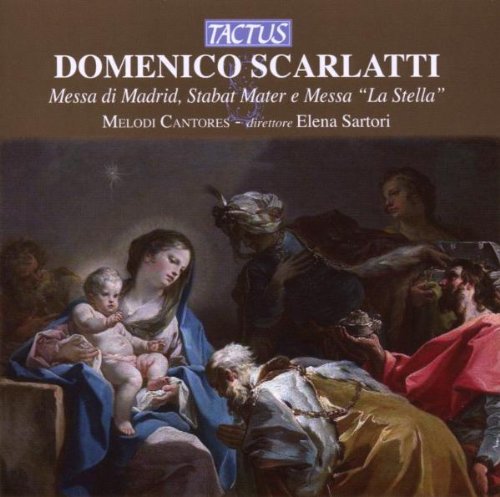 "CD cover with a Renaissance painting of the Nativity scene."