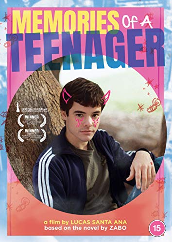 DVD cover for "Memories of a Teenager" featuring a young man with devil horns drawn on.