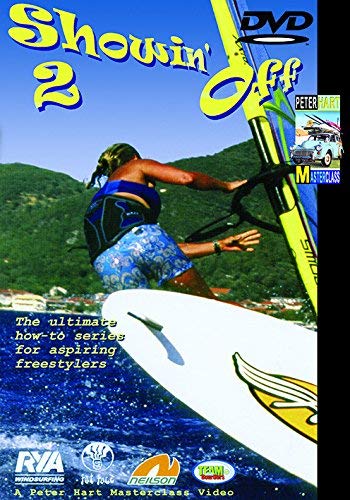DVD cover: windsurfer in action, blue water, and yellow text.