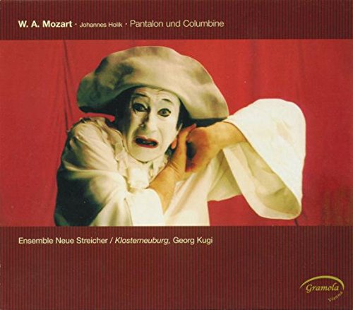 "CD cover featuring a person in white costume against a red background."