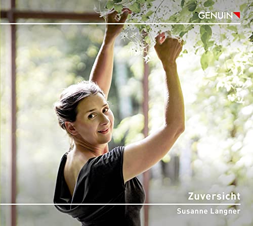 CD cover featuring a woman reaching towards blossoming branches.