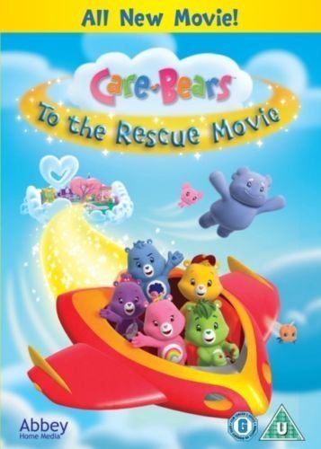 "Colourful DVD cover featuring cartoon bears in a red and yellow spaceship."