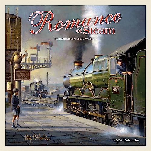 Romance Of Steam Wall Calendar 2024
