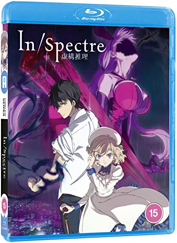 In/spectre" Season 1 Blu-ray cover featuring anime characters and a red blade.