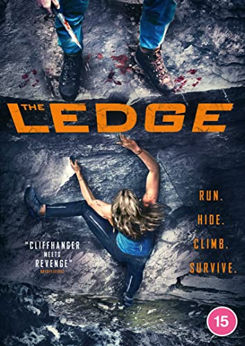 DVD cover for "The Ledge" showing a person climbing a rock face.