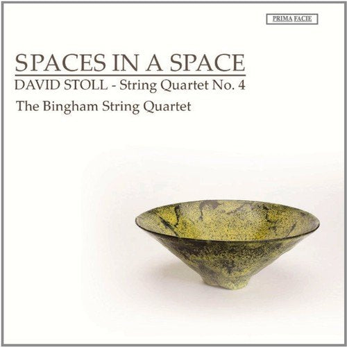 "CD cover with a green stone bowl on a white background."