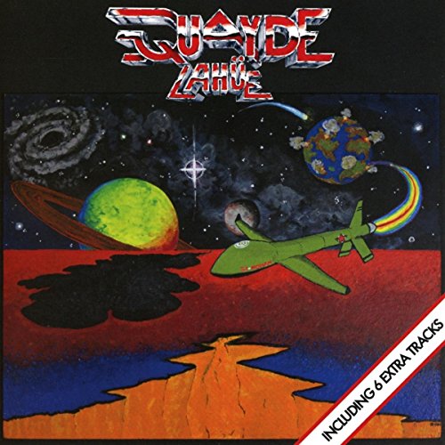CD cover: space scene with planets, rocket, and fiery landscape.