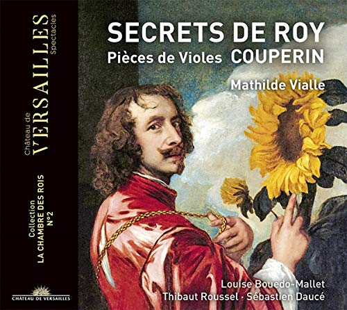 CD cover featuring a man in a red tunic standing beside a large sunflower.