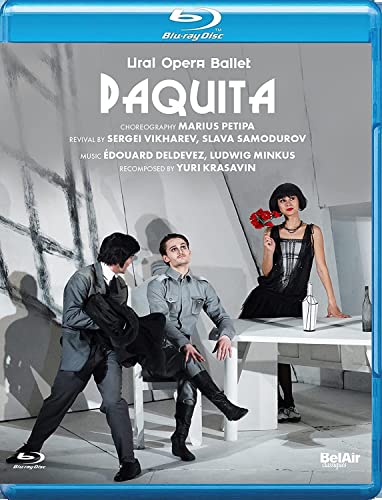 “Paquita” Blu-ray cover featuring ballet dancers in 1920s attire.