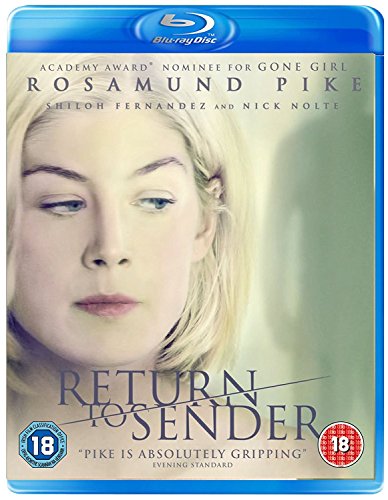 "Blu-ray case with a close-up image of a blonde woman's face and title text."