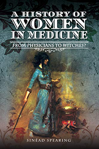 Book cover featuring a woman in blue dress stirring a cauldron with a staff.