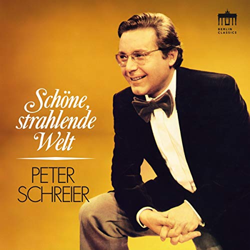 CD cover featuring portrait of Peter Schreier, a smiling man in a suit.