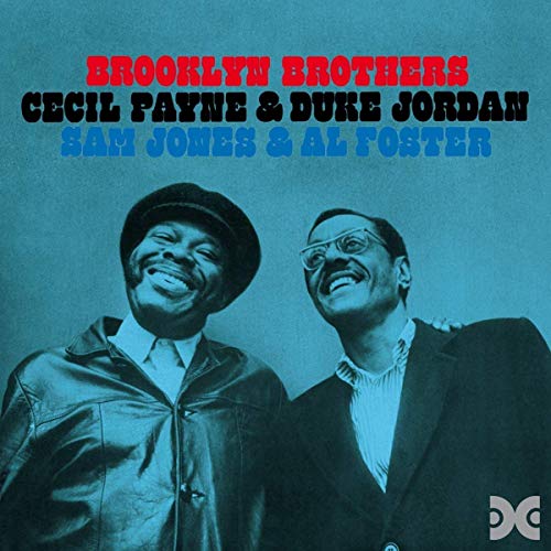 Album cover featuring Cecil Payne and Duke Jordan smiling, in suits.